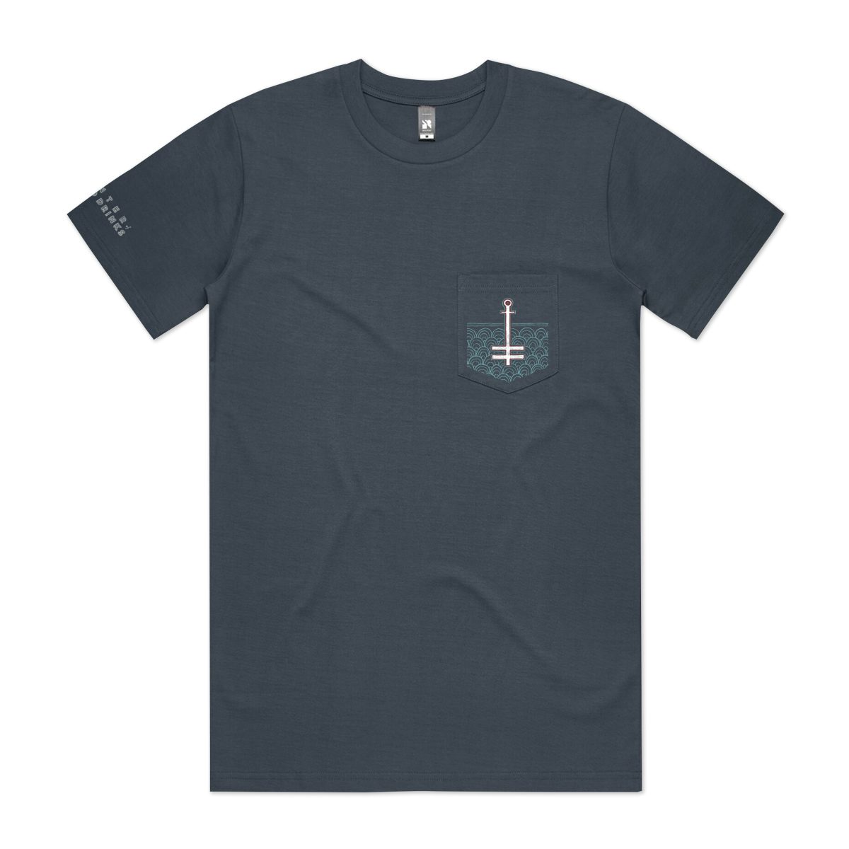 Frightened Rabbit Winter of Mixed Drinks Anniversary Pocket TShirt Blue