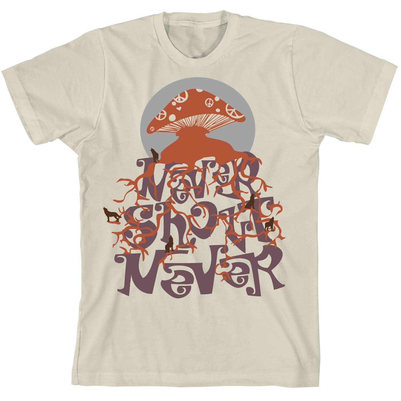 Never Shout Never Howlin Shroom T-Shirt