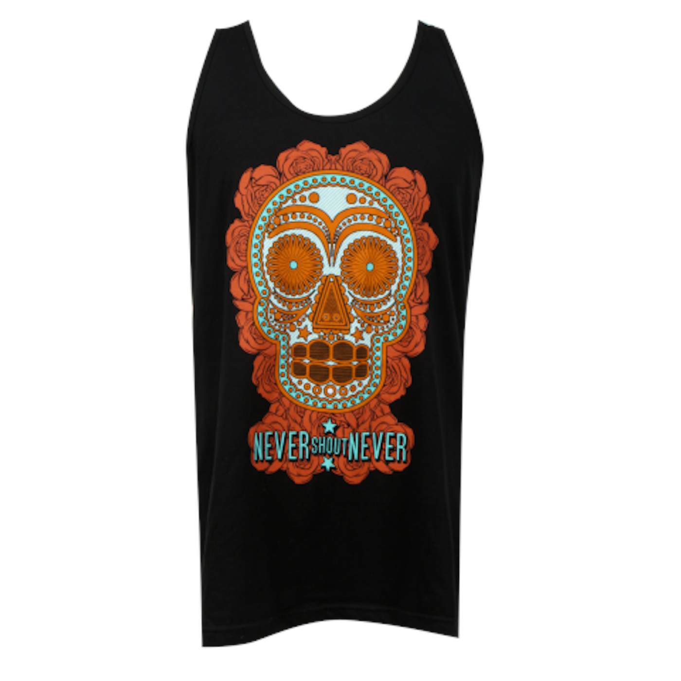 Never Shout Never Mexican Skull Tank