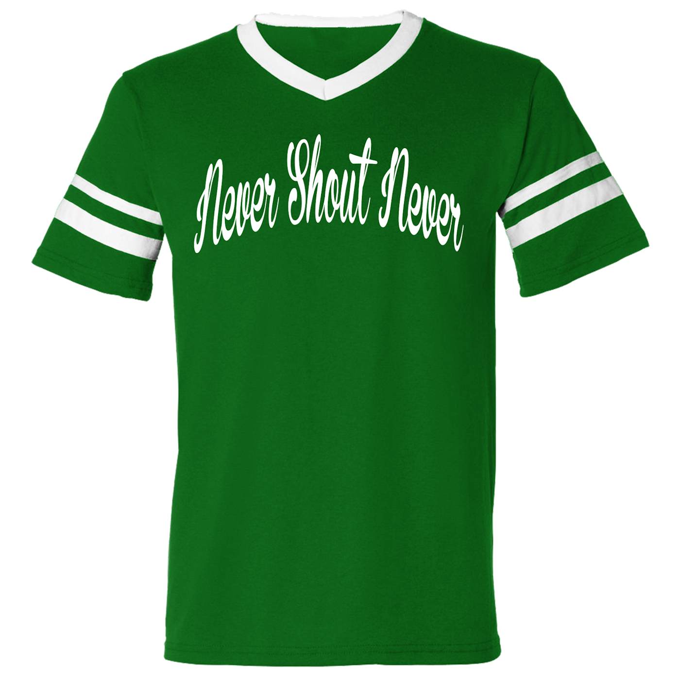 Never Shout Never Football Script T-Shirt