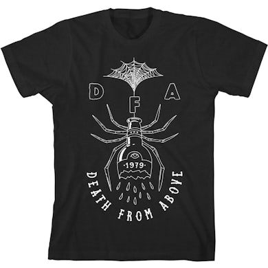 Death From Above Bottle Spider Web T-Shirt