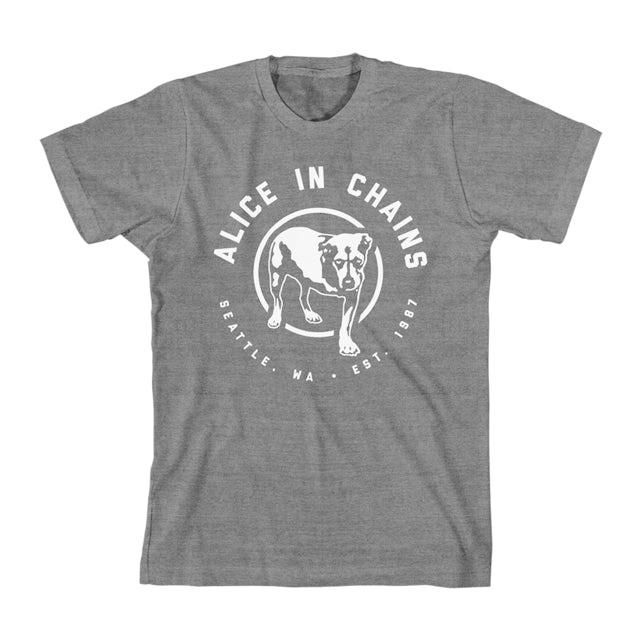 Alice In Chains Lone Mutt Dog Grey T Shirt