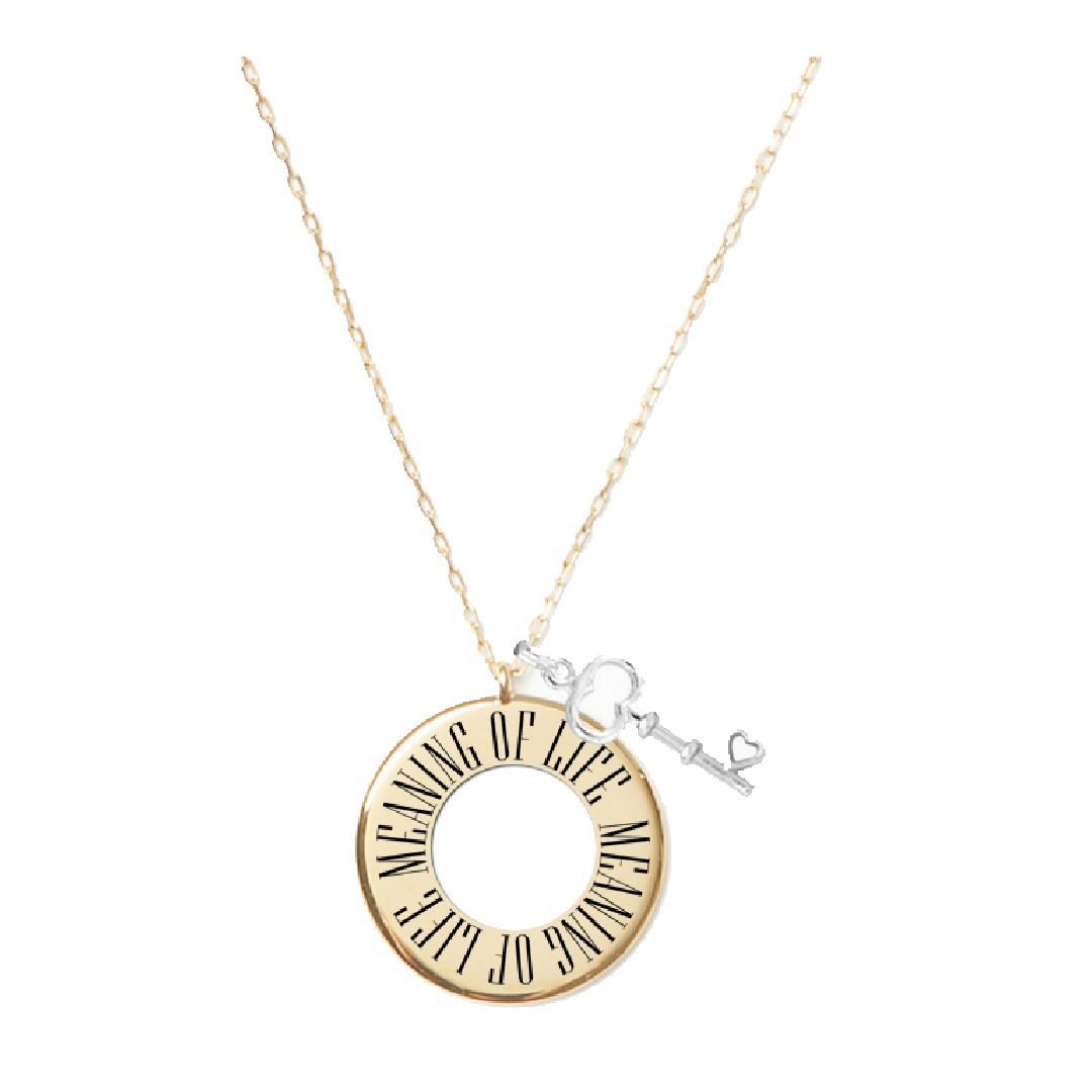 Kelly Clarkson Meaning of Life Circle Necklace