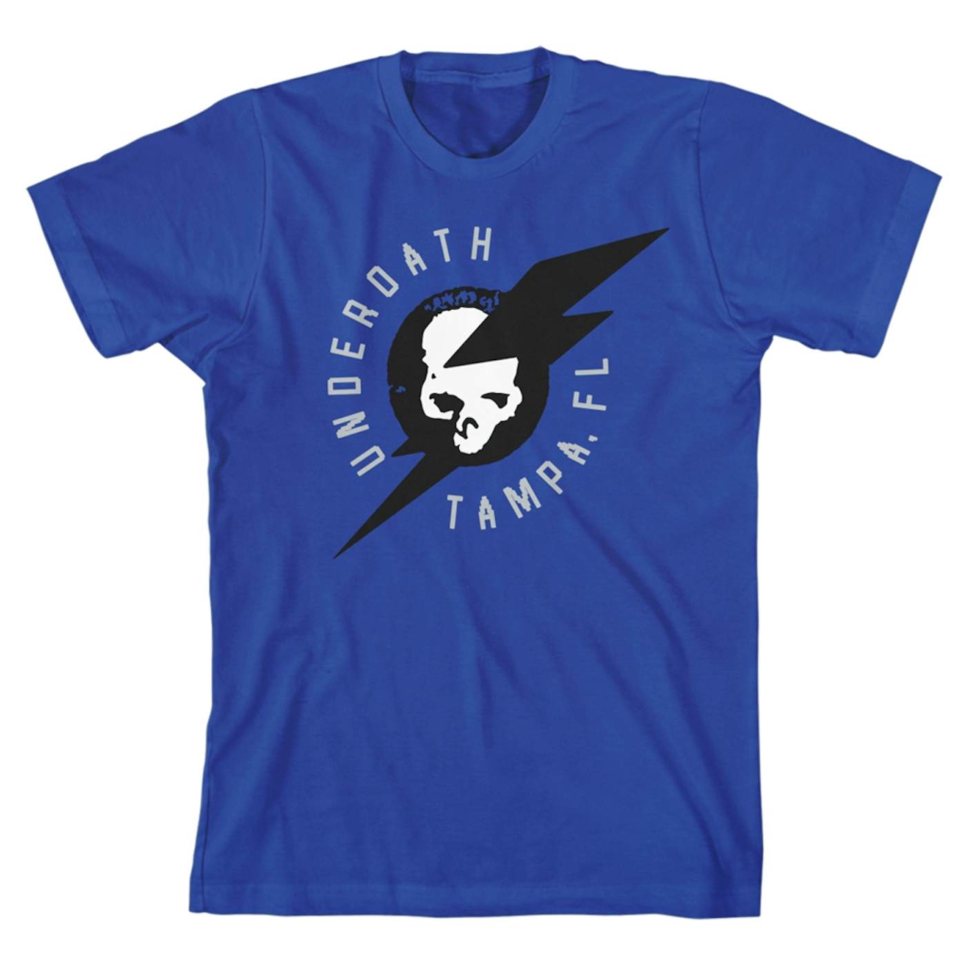 Underoath Tampa Skull Lightning T-Shirt