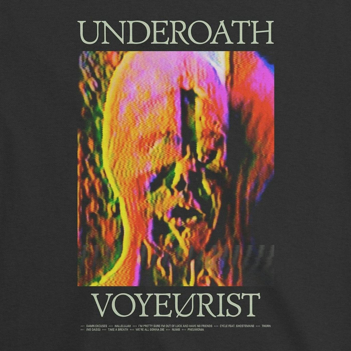 Underoath Voyeurist Melted Face T-Shirt