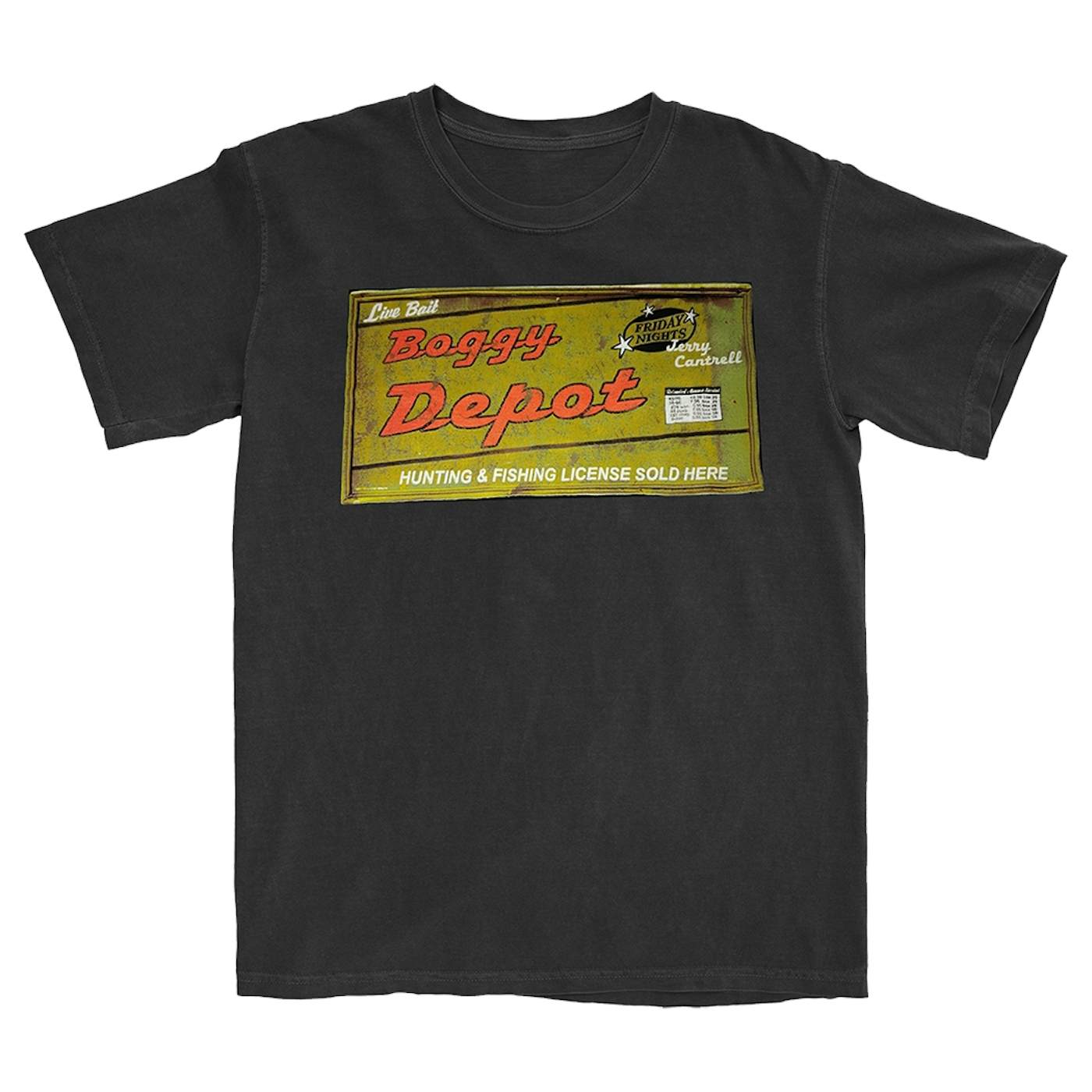Jerry Cantrell Boggy Sign T-Shirt