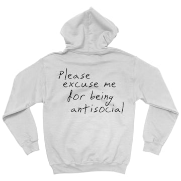 Roddy Ricch Please Excuse Me Hoodie White Roddy Ricch Please Excuse Me Hoodie White