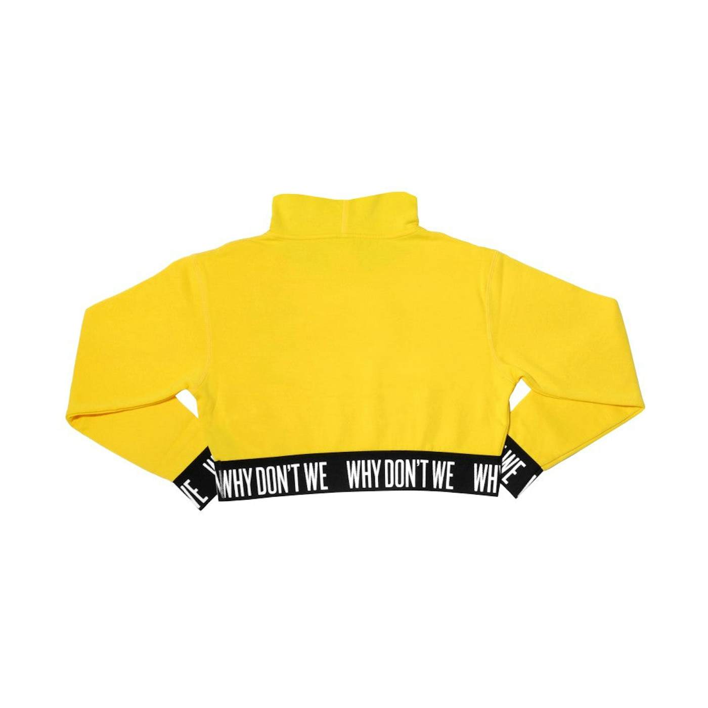 Why Don't We Crop Top Hoodie (Yellow)