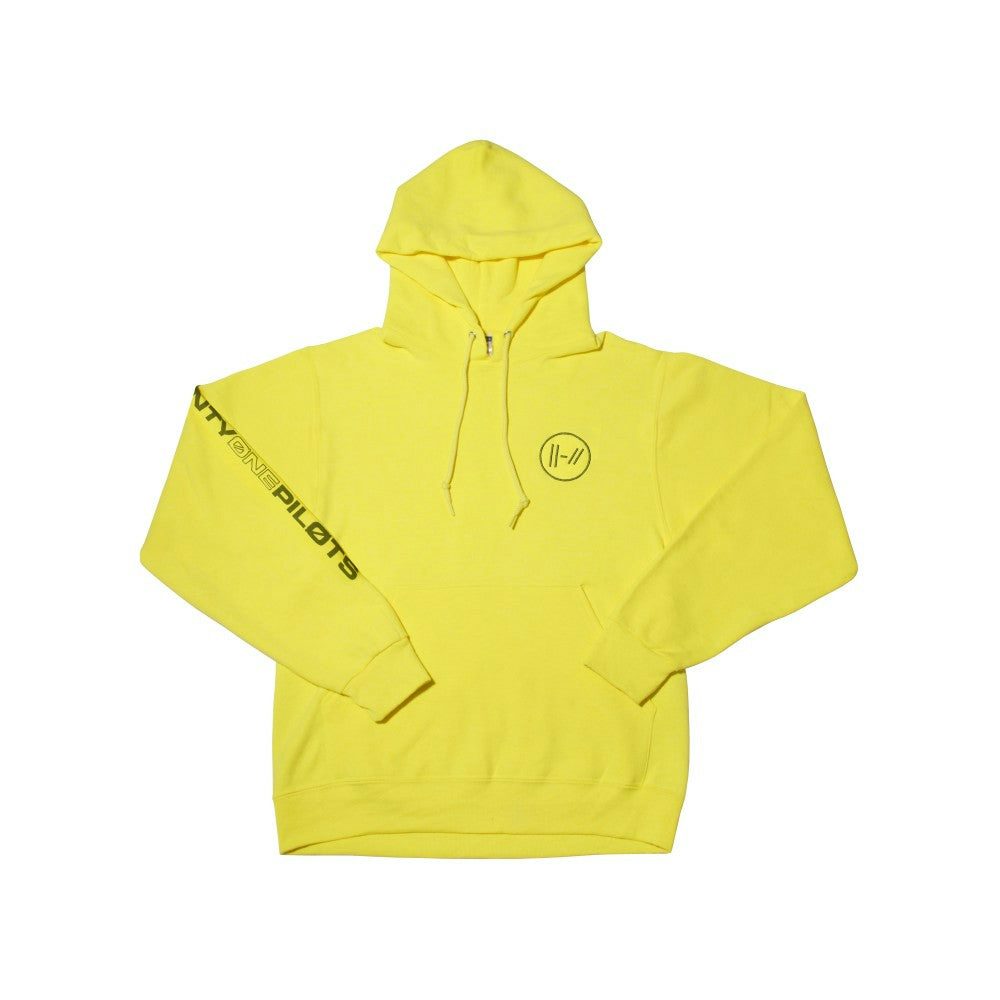 Twenty one pilots on sale embroidered logo yellow hoodie