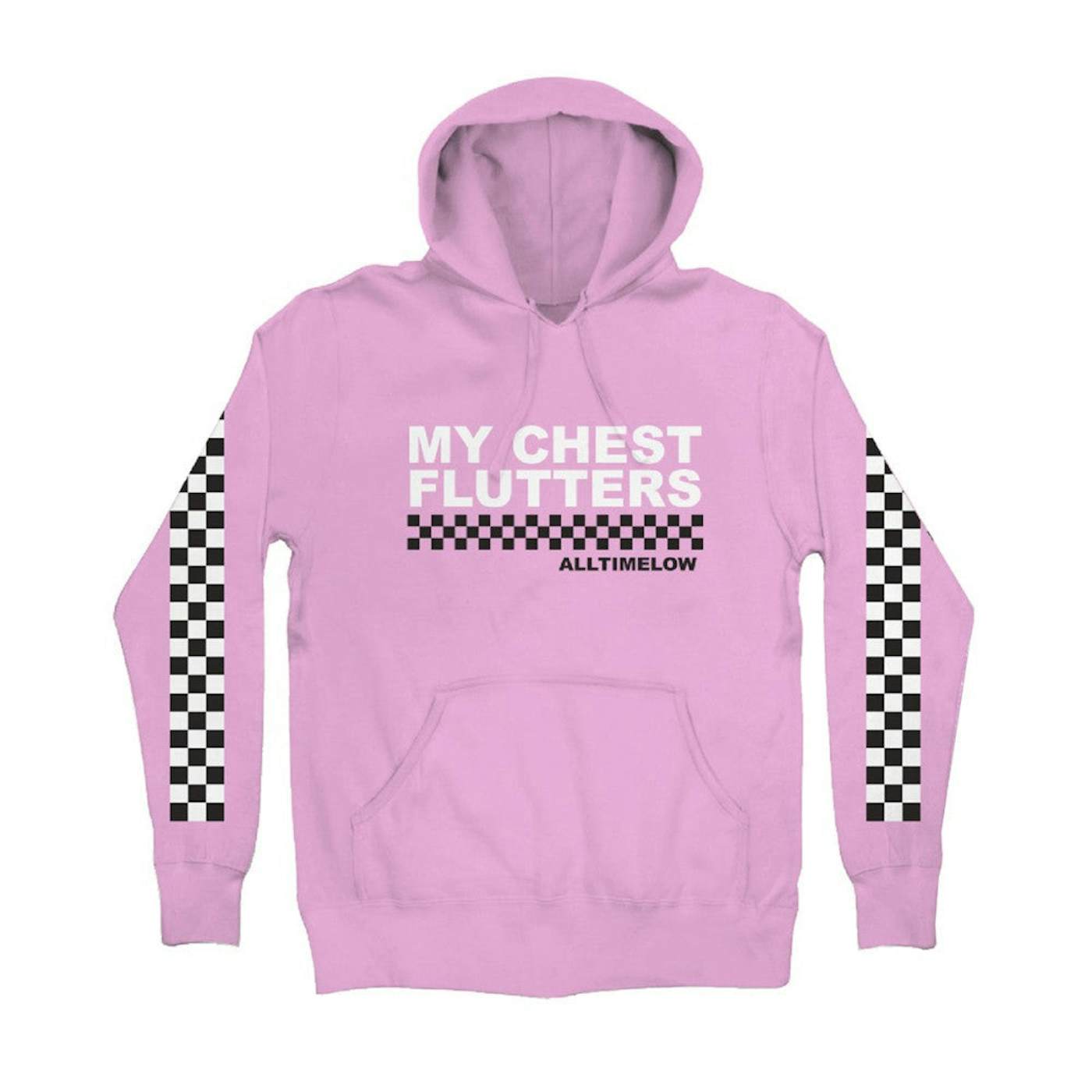 All Time Low Checkered Hoodie (Lavender)
