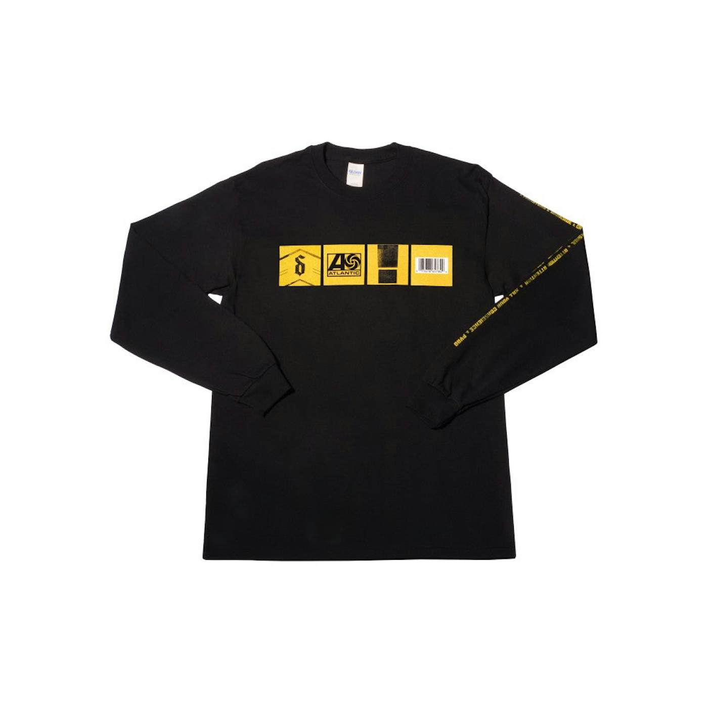 Shinedown Album Statement Slim Fit Long Sleeve T-Shirt Black