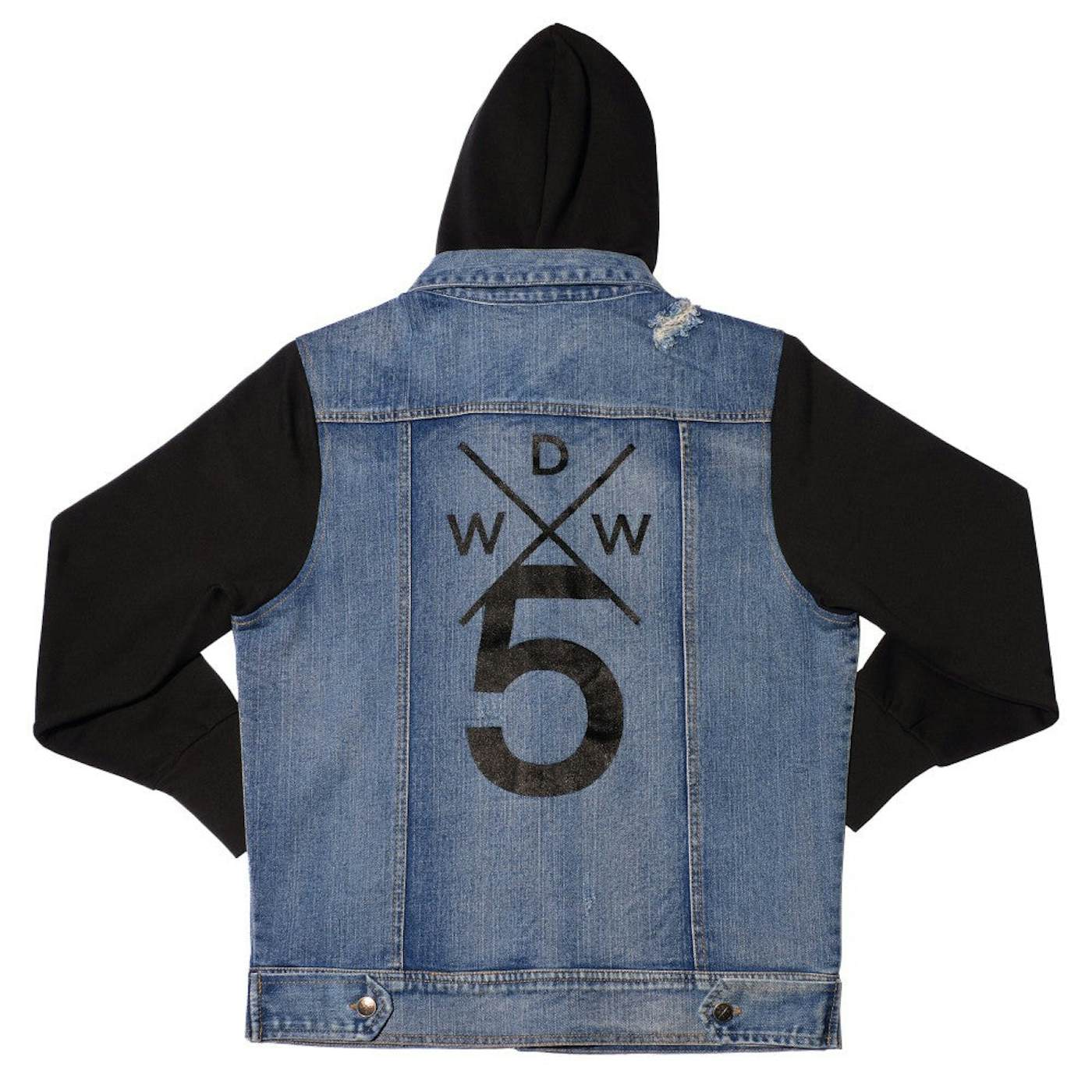 Why Don't We Logo Denim Hooded Jacket