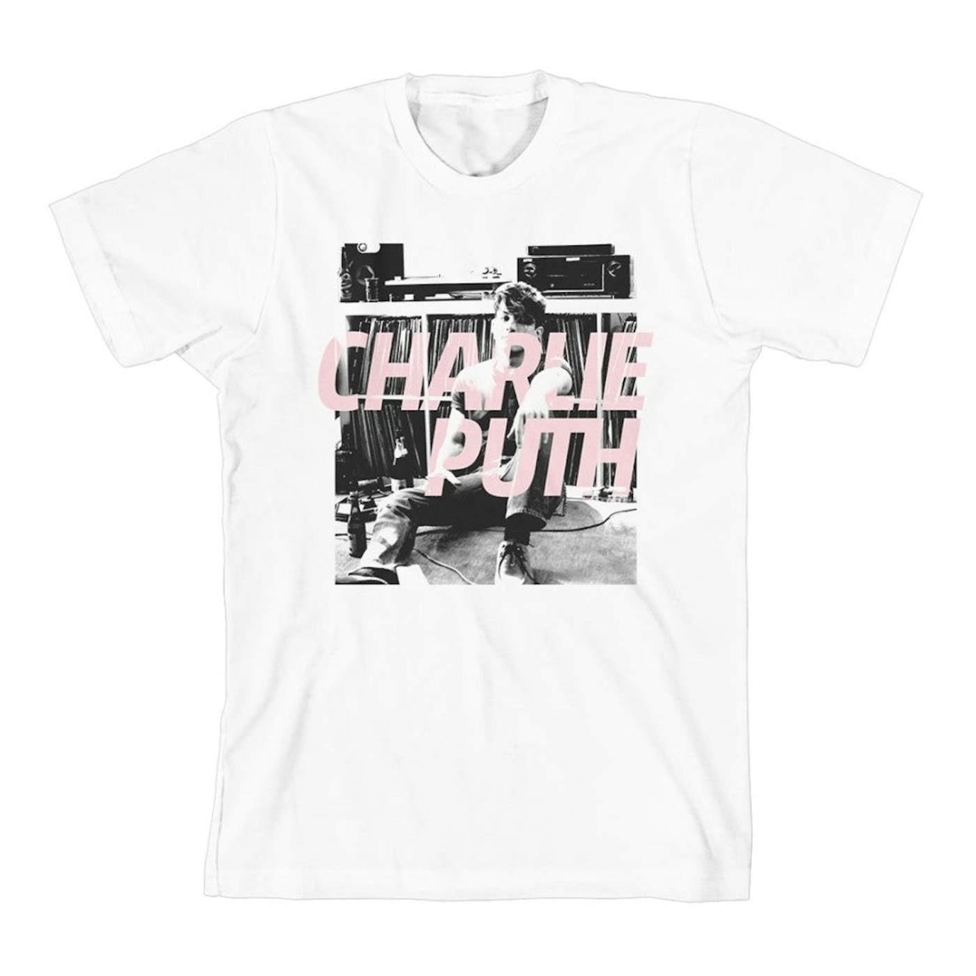 Charlie Puth Record Collection Slim Fit T-Shirt