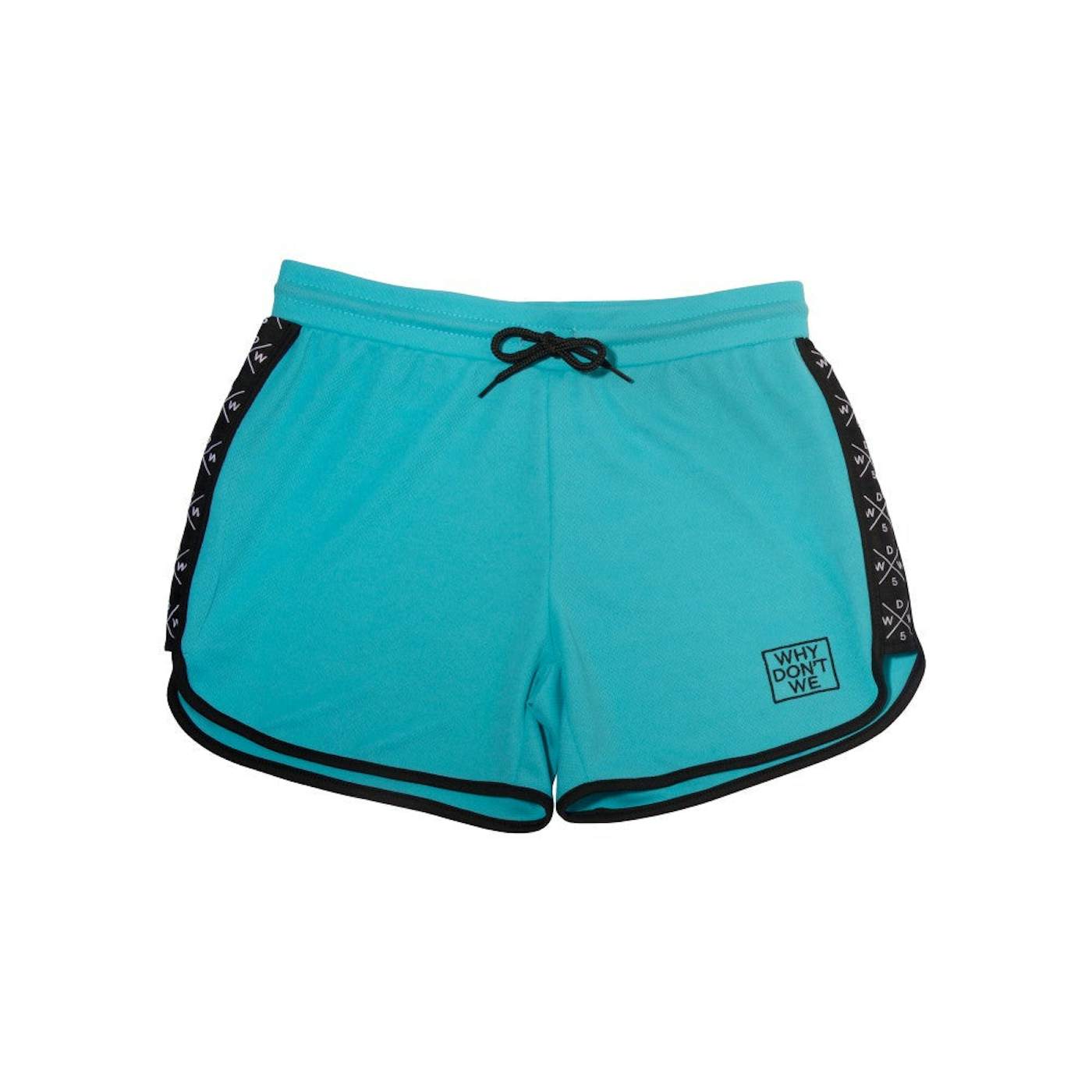Why Don't We Panel Shorts (Turquoise)