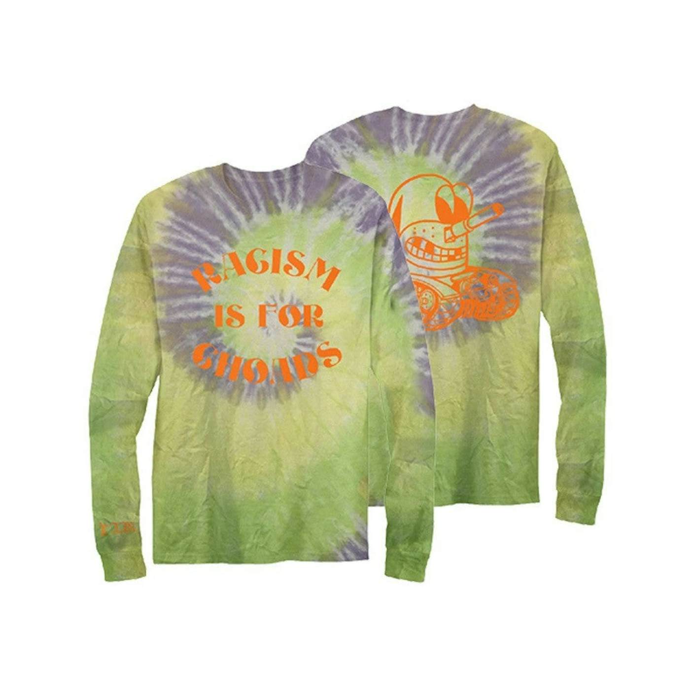 Portugal. The Man Racism Is For Choads Longsleeve (Tie Dye)
