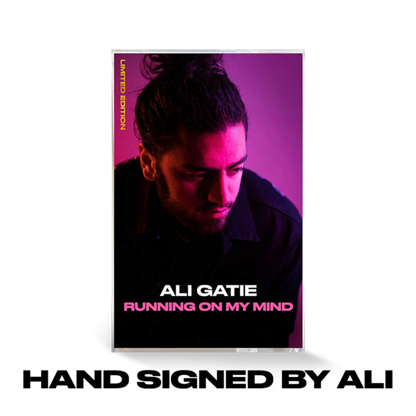 Ali Gatie Running on My Mind Ltd Edition Signed Cassette