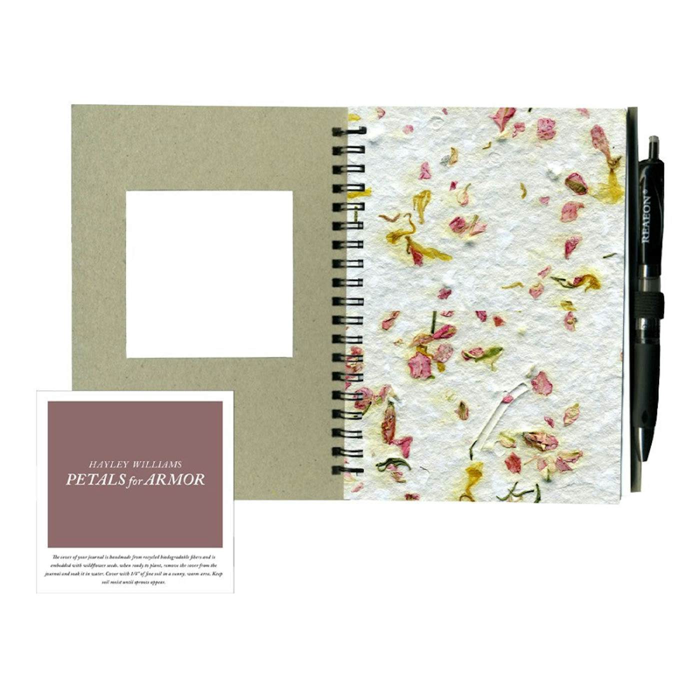 Hayley Williams Seed Paper Notebook and Pen Bundle