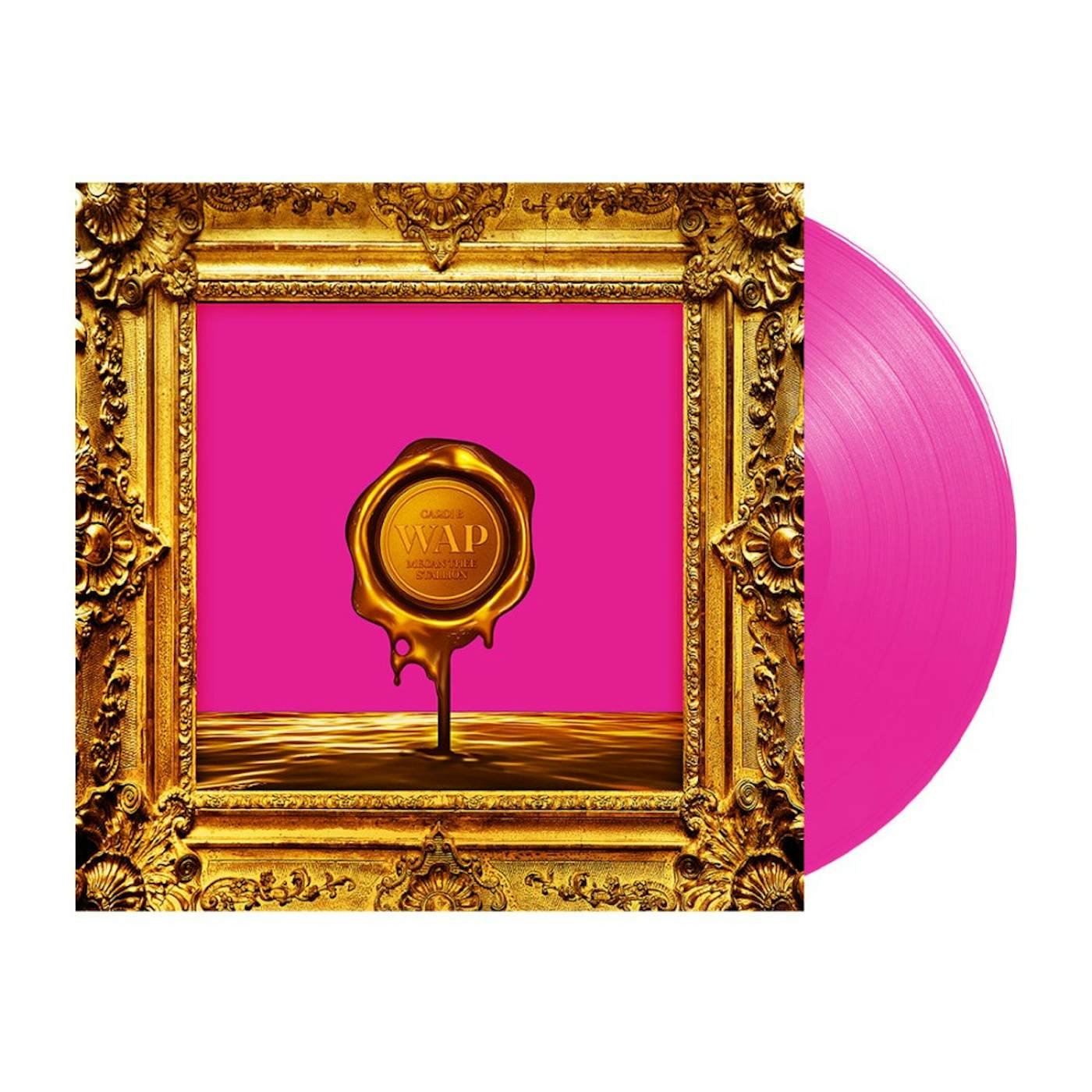 Cardi B WAP (Drip Artwork) Vinyl (Pink)