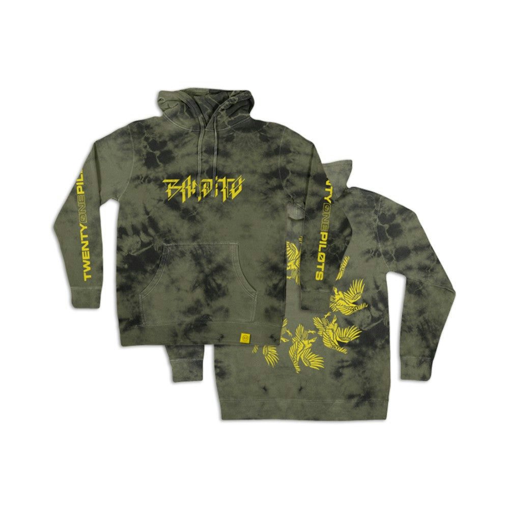 Twenty one pilots outlet embroidered logo yellow hoodie