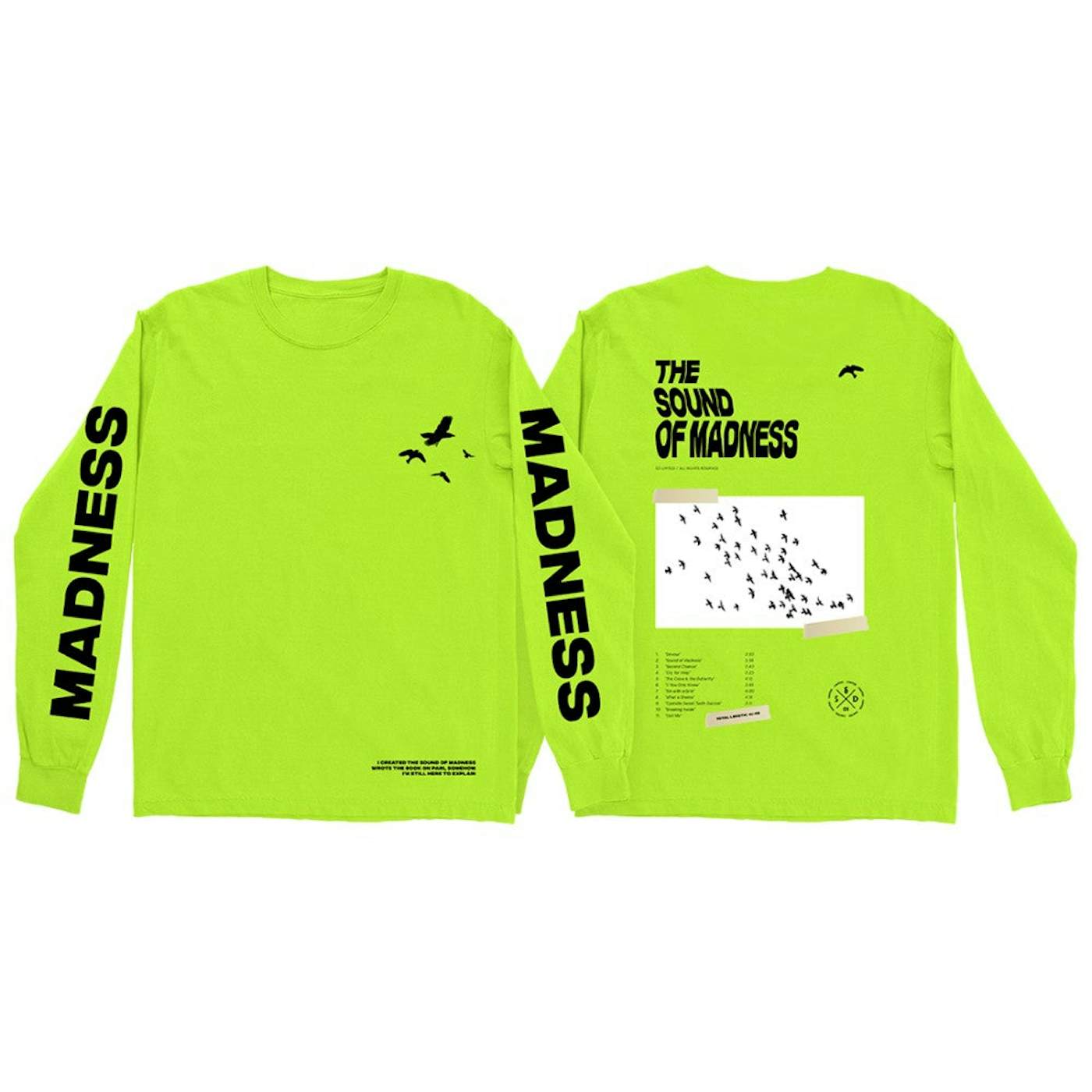 Shinedown Sound of Madness Long Sleeve (Neon)