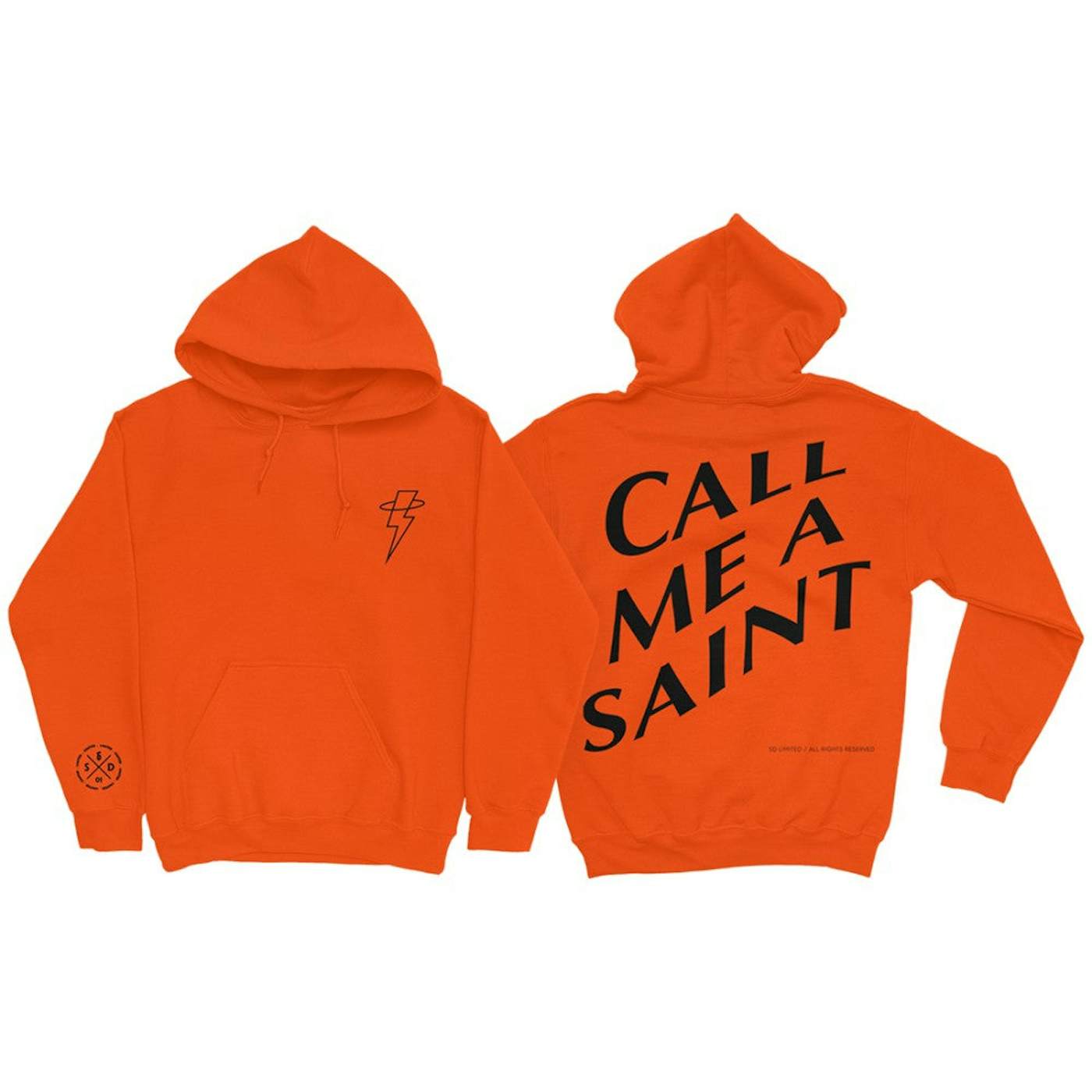 Shinedown Call Me A Saint Hoodie (Orange)