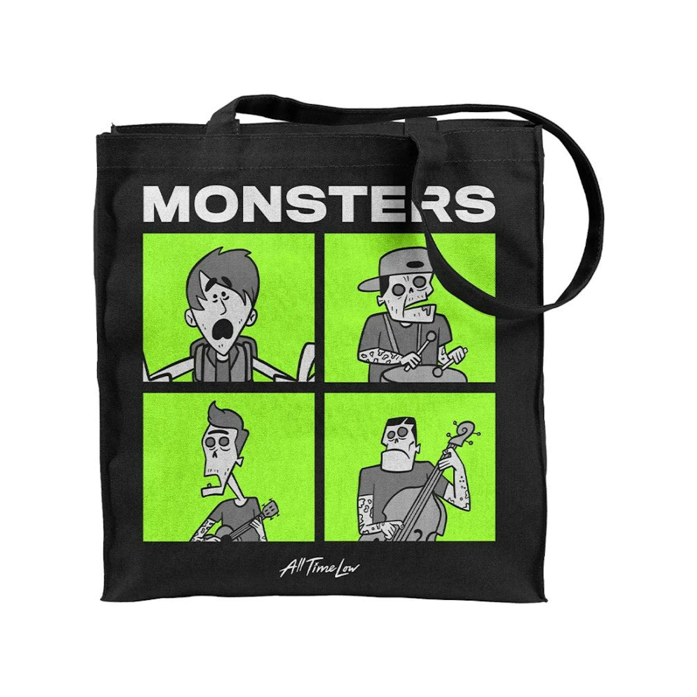 All Time Low Monsters Tote Bag