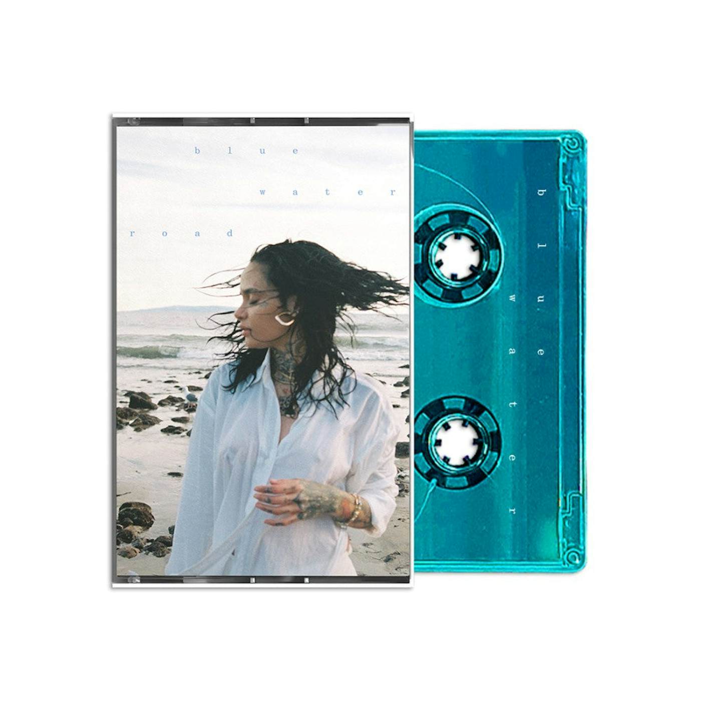 Kehlani blue water road clear turquoise cassette