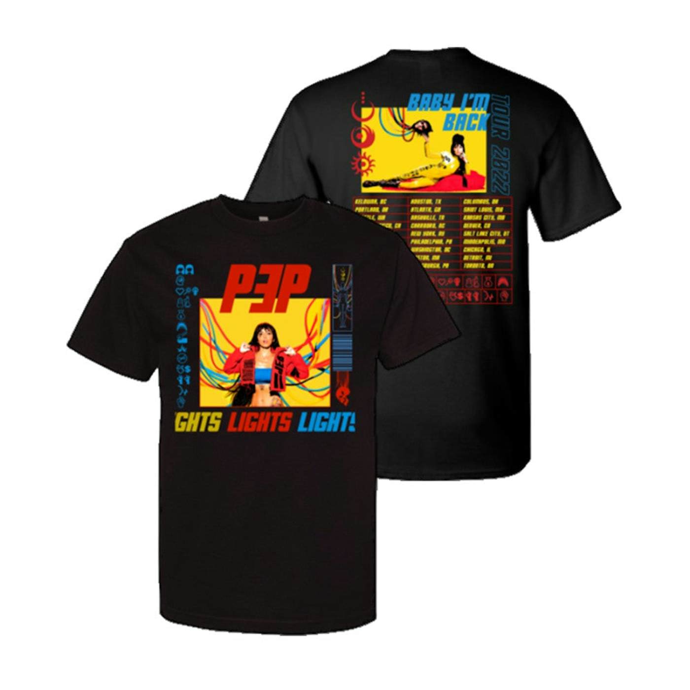 Lights Baby I'm Back Tour T-Shirt (Black)