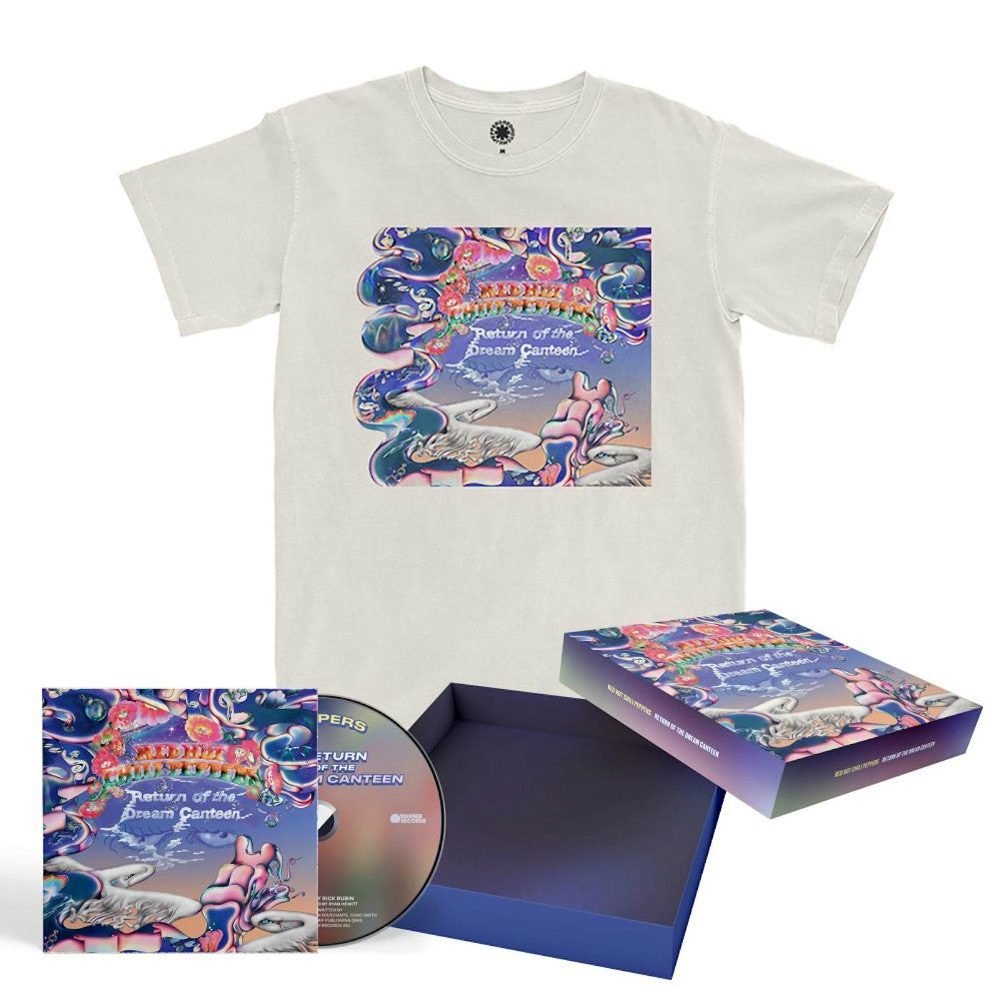 Red Hot Chili Peppers Return of the Dream Canteen LIMITED T-SHIRT + CD BOX