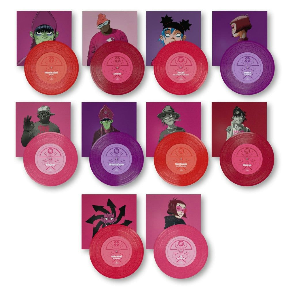 Gorillaz - CRACKER ISLAND プロモ BOX Vinyl， Stickers， Toy， Tote