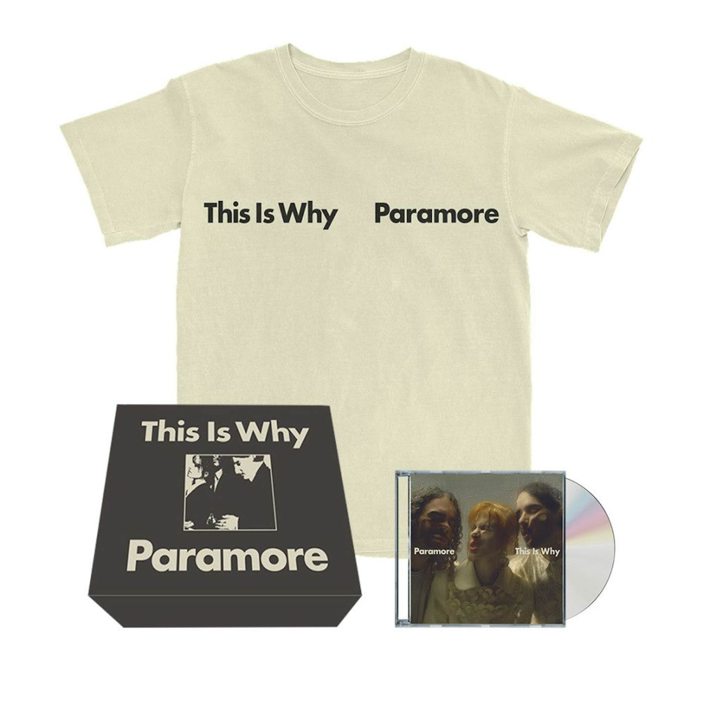 Paramore Paramore 4 Album Cover T-Shirt Black – ALBUM COVER T-SHIRTS