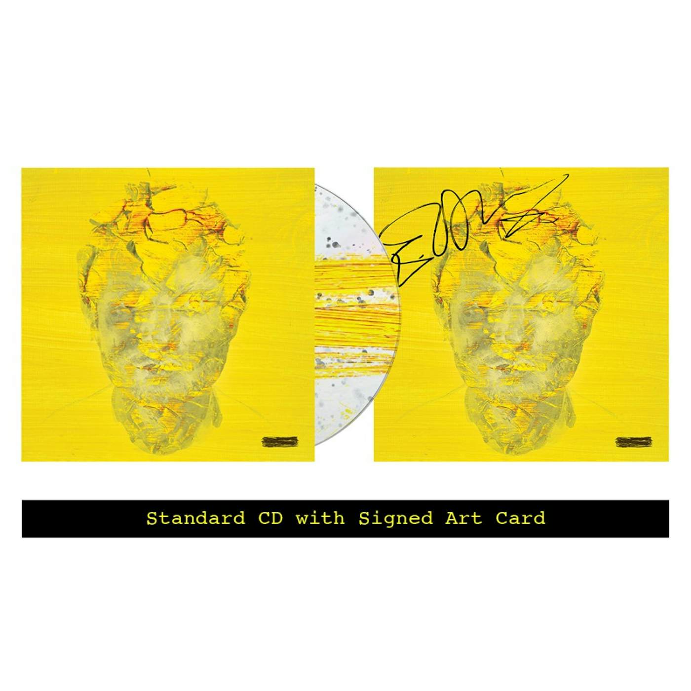 Ed Sheeran Subtract Signed Art Card CD