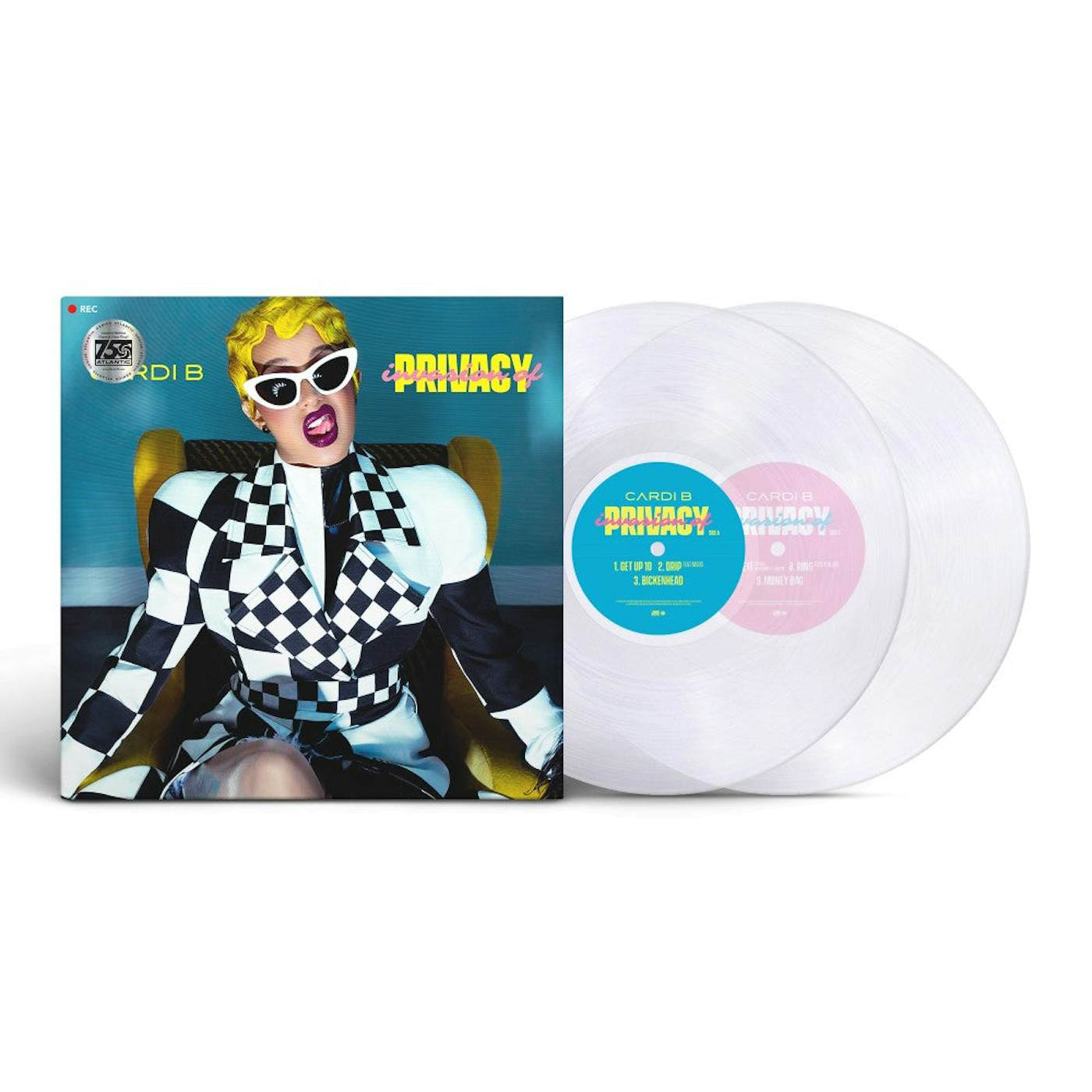Cardi B Invasion of Privacy Clear Vinyl