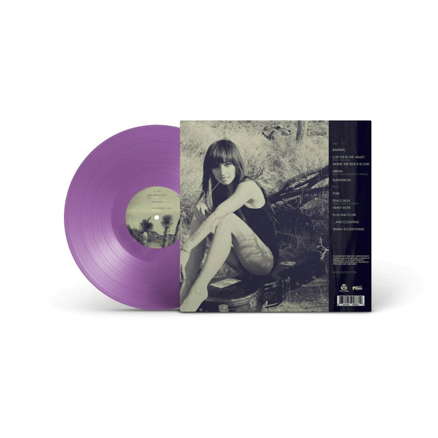Lights Siberia Acoustic 10th Anniversary Edition Opaque Violet Vinyl