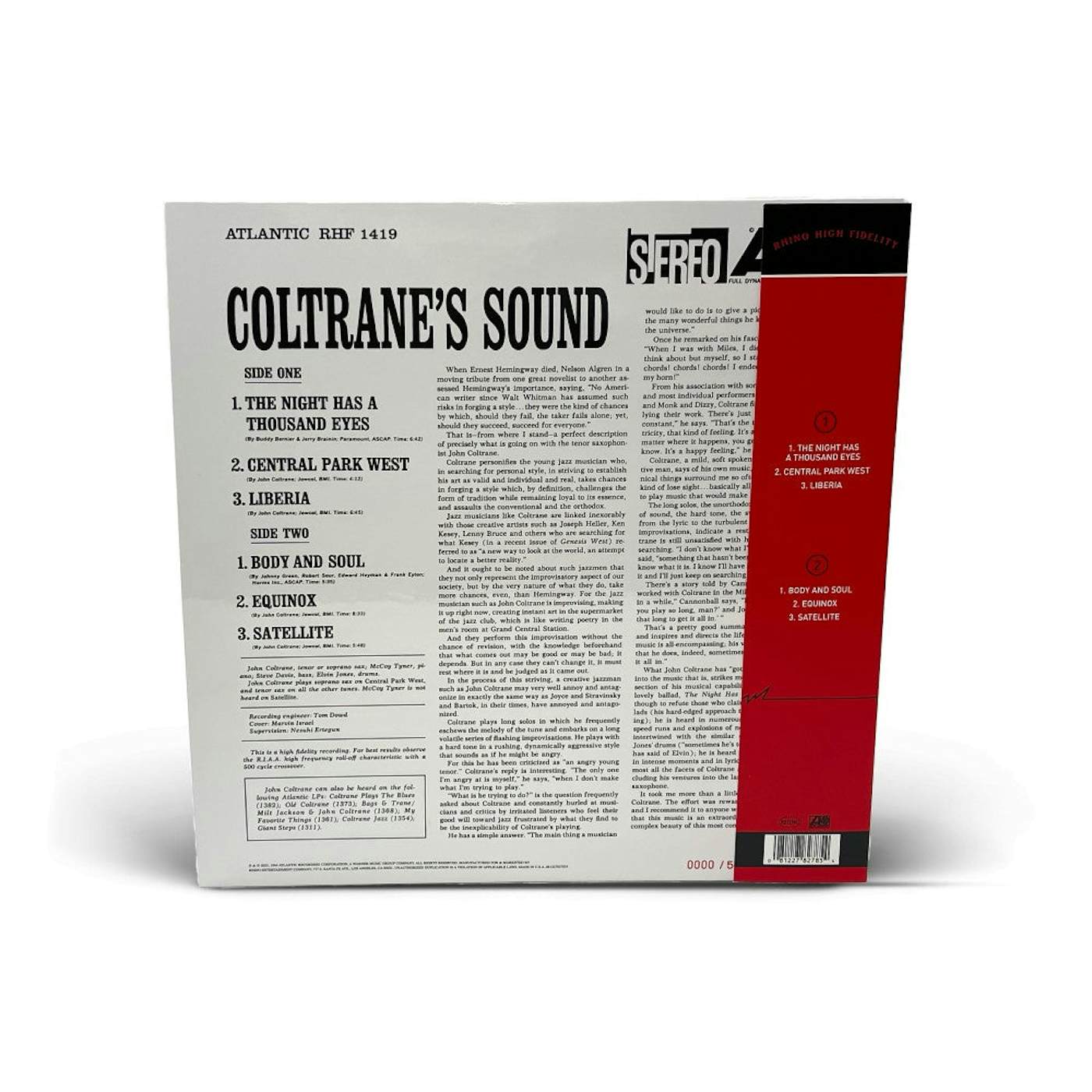John Coltrane Coltrane's Sound (Rhino High Fidelity)