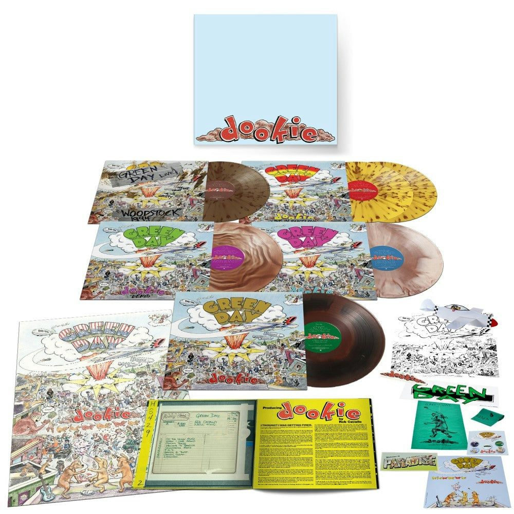 Green Day Dookie 30th Anniversary Color Vinyl Box Set