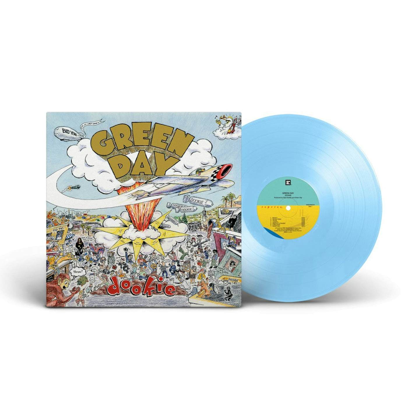 Green Day Dookie 30th Anniversary Baby Blue LP (Vinyl)