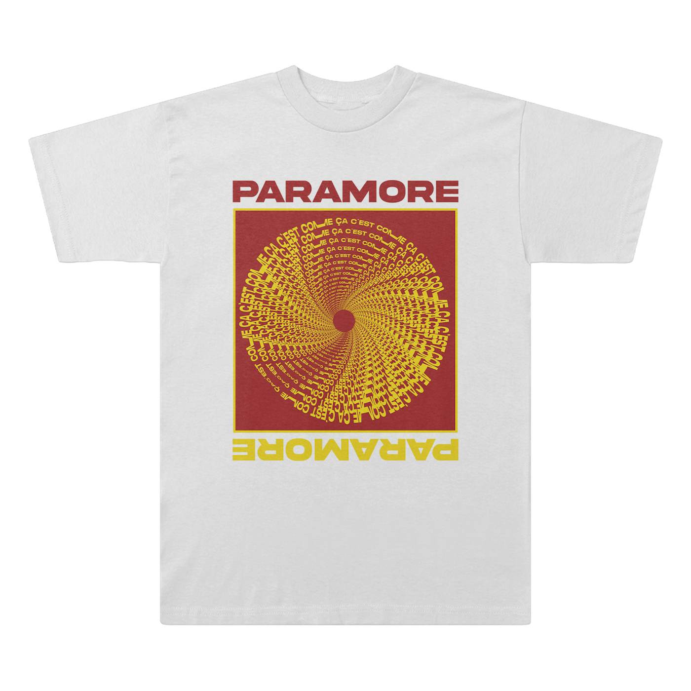 Paramore C'est Comme Ca White T-Shirt