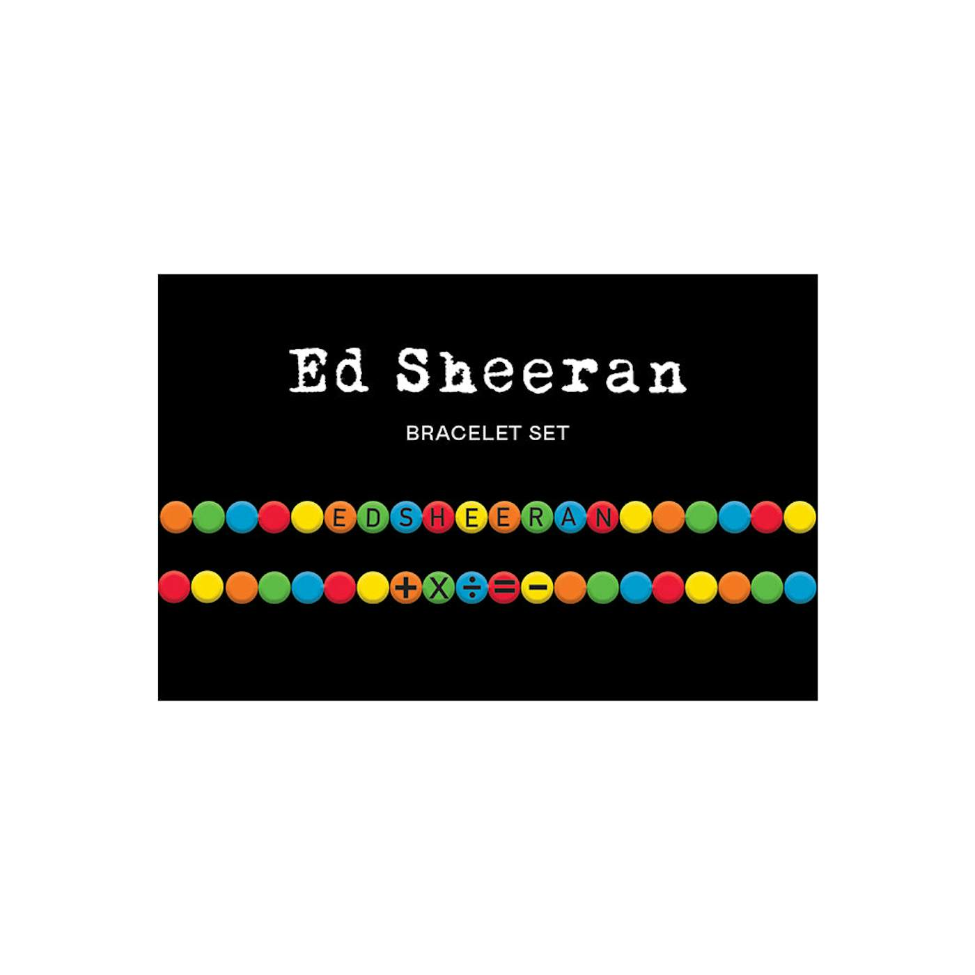 Ed Sheeran Mathematics Beaded Bracelet Set