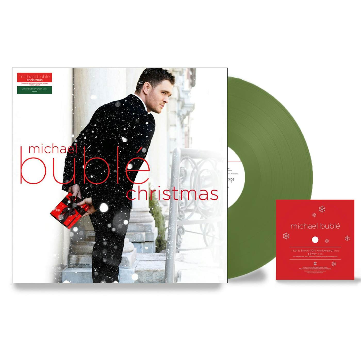 Michael Bublé Christmas Green LP + Exclusive Flexidisc (Vinyl)