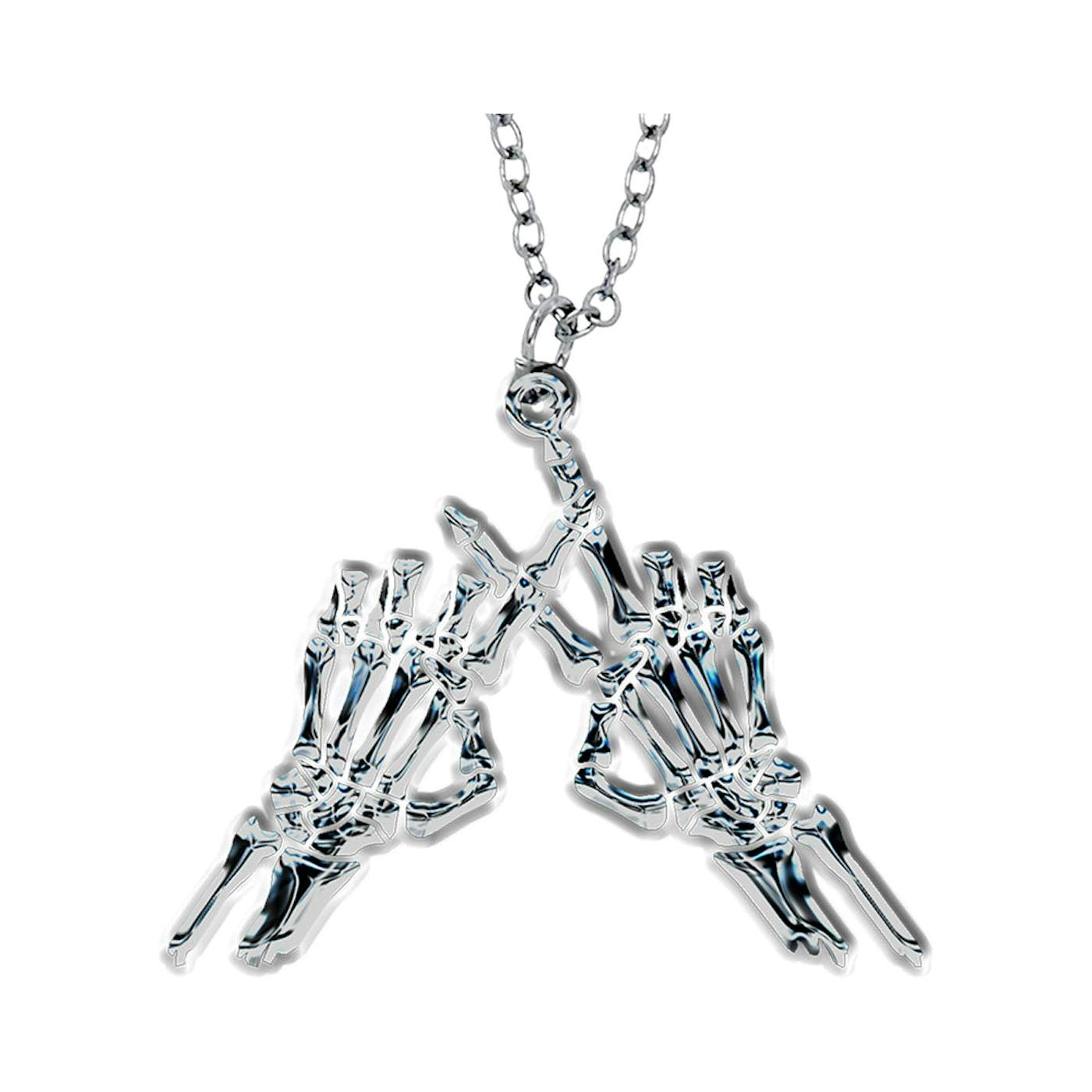 Twenty One Pilots Skeleton Hands Necklace