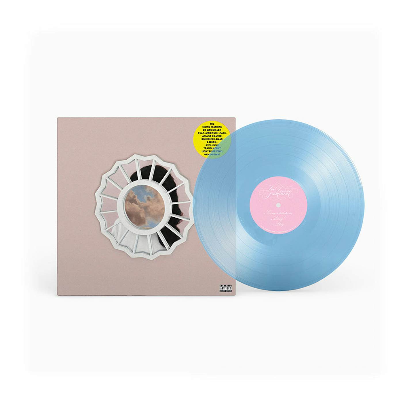 Mac Miller The Divine Feminine (Light Blue Transparent Vinyl) 2LP