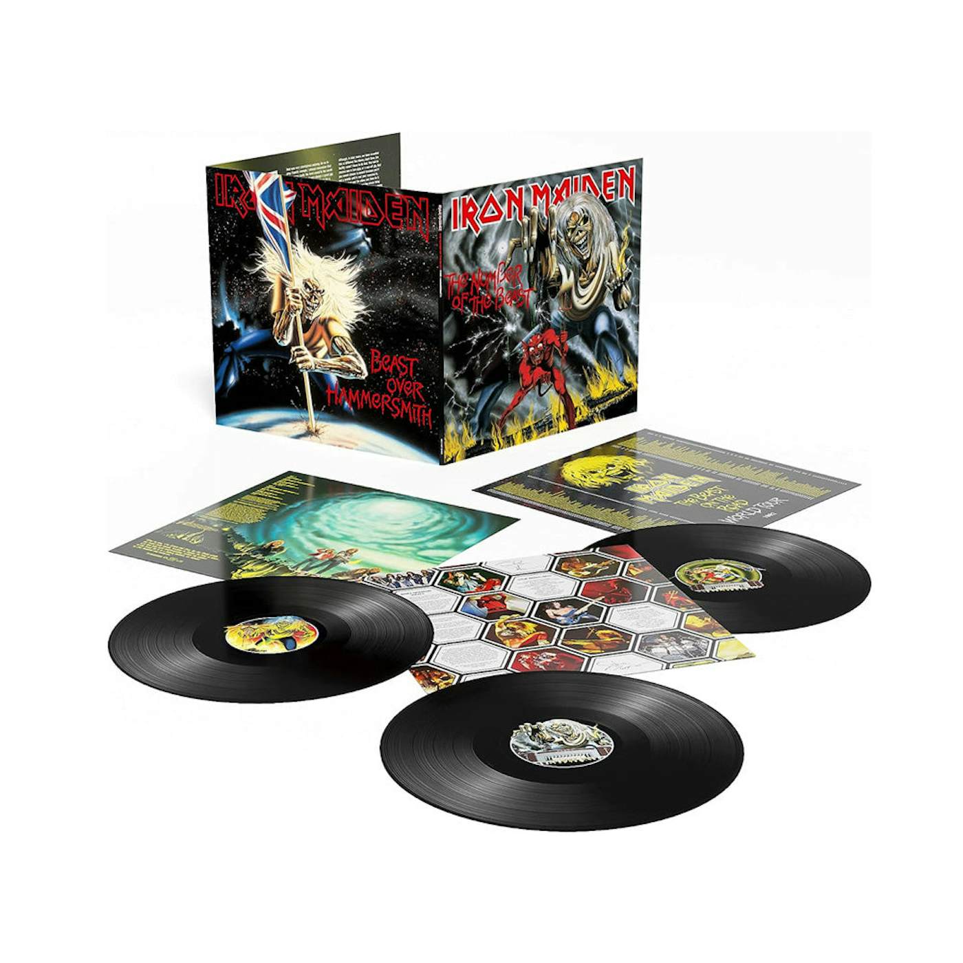 Iron Maiden The Number of The Beast Plus Beast Over Hammersmith [3LP] (Vinyl)