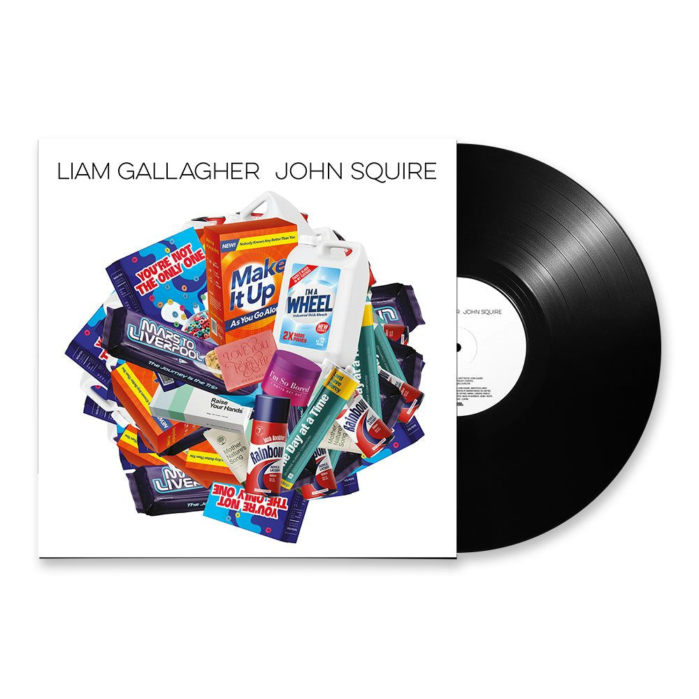 Liam Gallagher John Squire Exclusive Split Blue & Red Vinyl