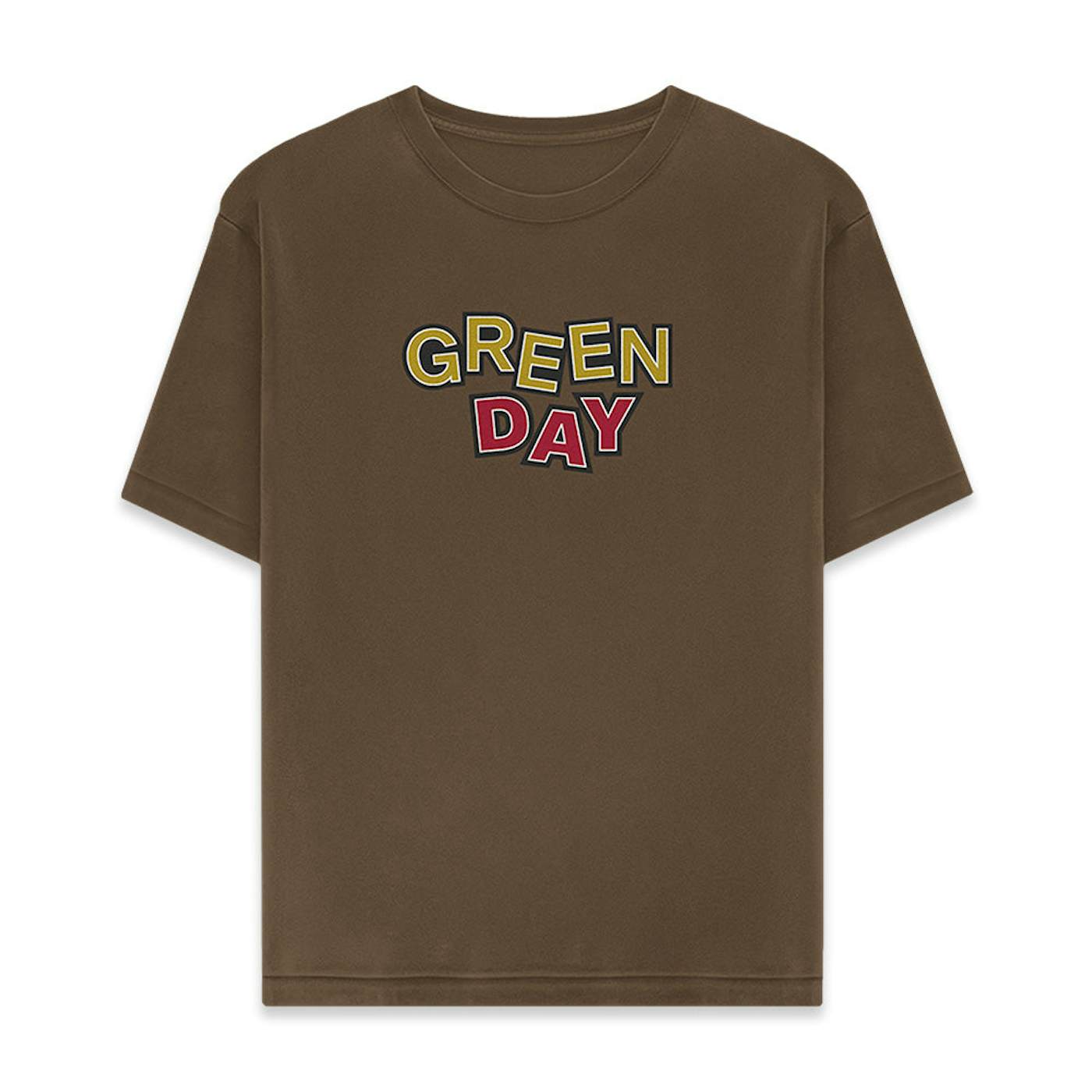 Green Day Dookie 30th Explosion Logo Brown T-Shirt