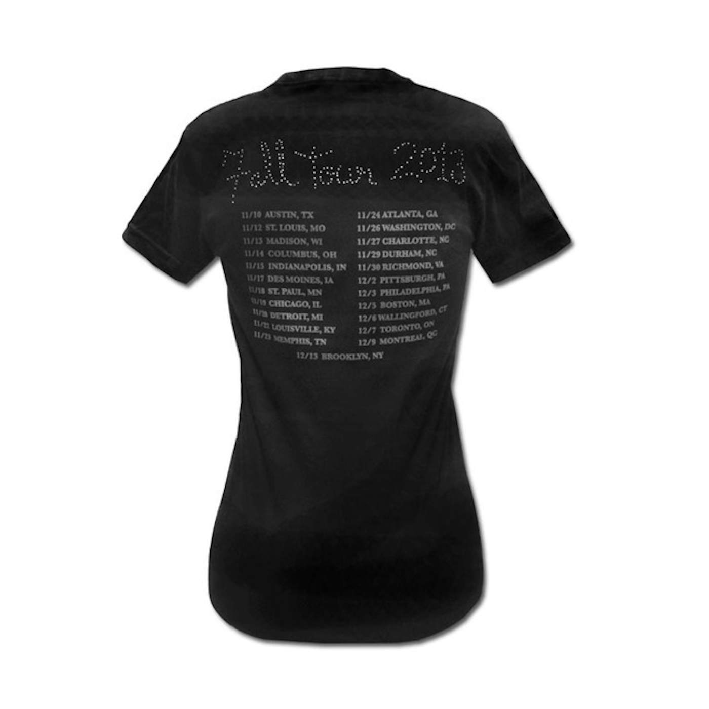 MGMT Girl's Faces Fall 2013 Tour T-shirt