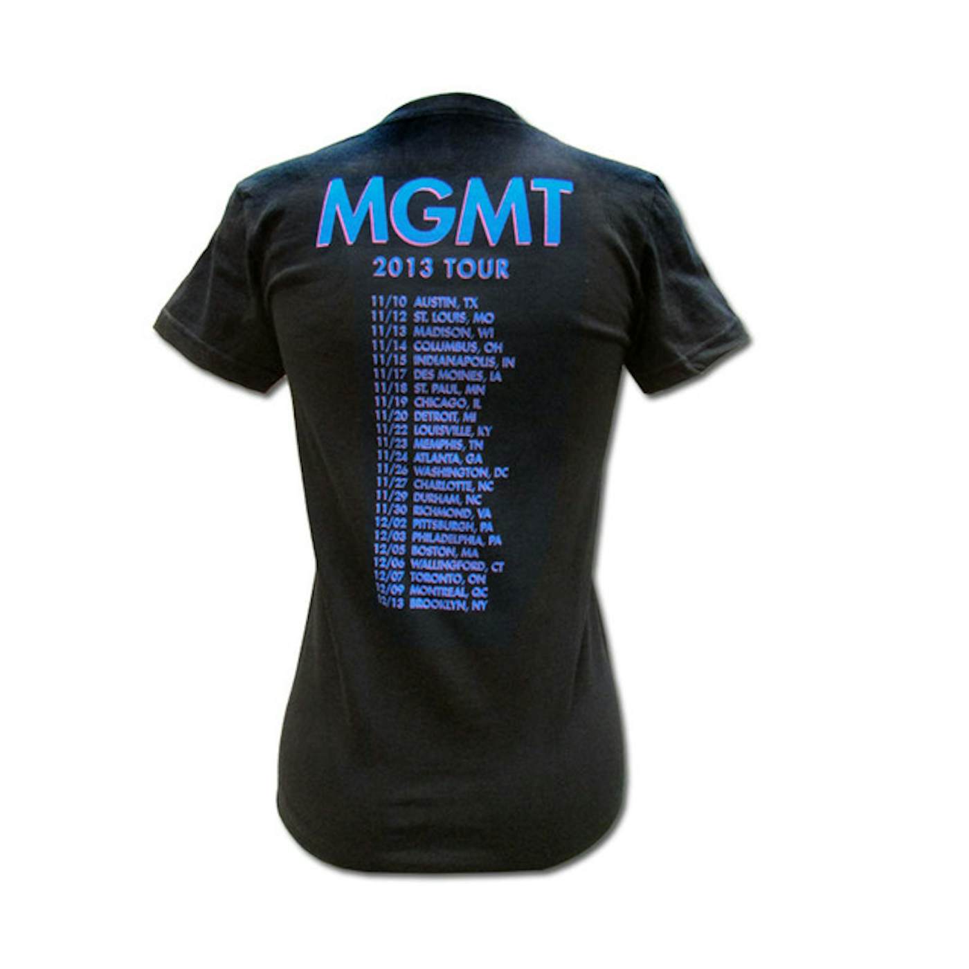 MGMT Girl's Op-Art Fall 2013 Tour T-shirt