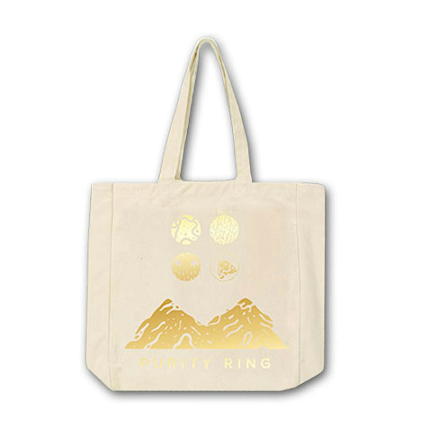 Purity Ring Purity Gold Foil Symbols Tote Bag