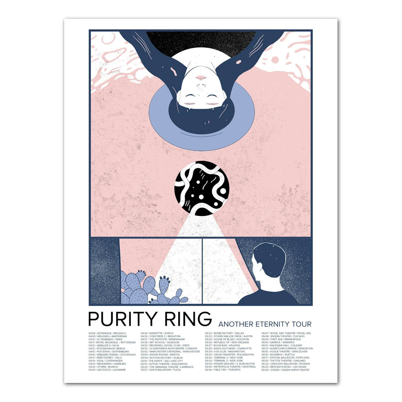 Purity Ring Another Eternity Spring/Summer '15 Tour Poster