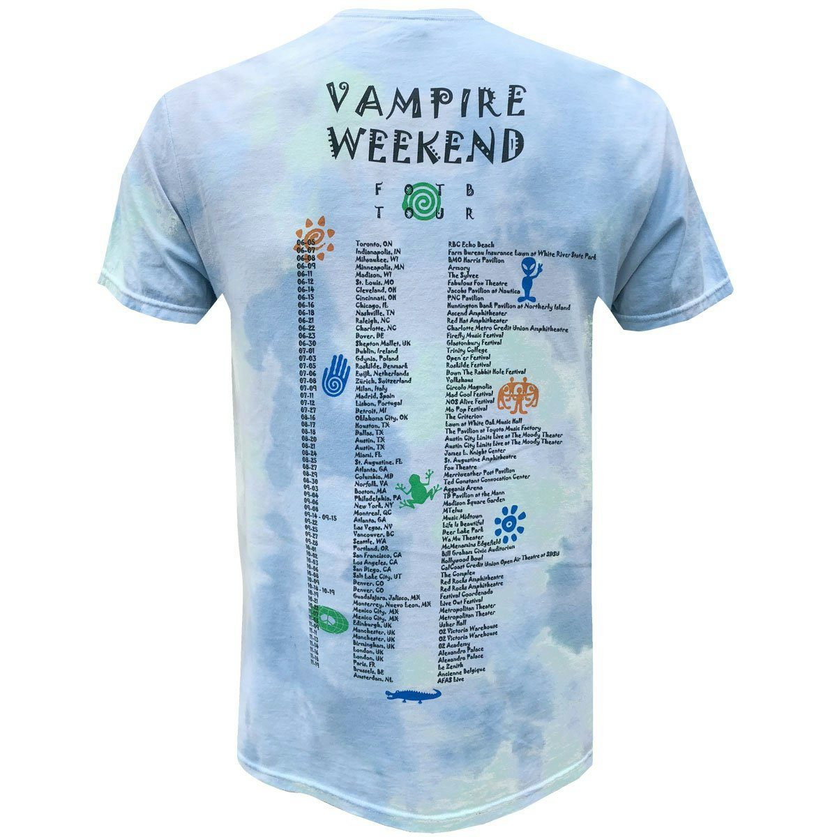 vampire weekend tie dye shirt